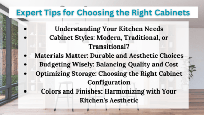 Expert Tips for Choosing the Right Cabinets