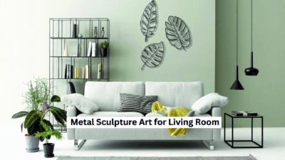 Metal Sculpture Art for Living Room