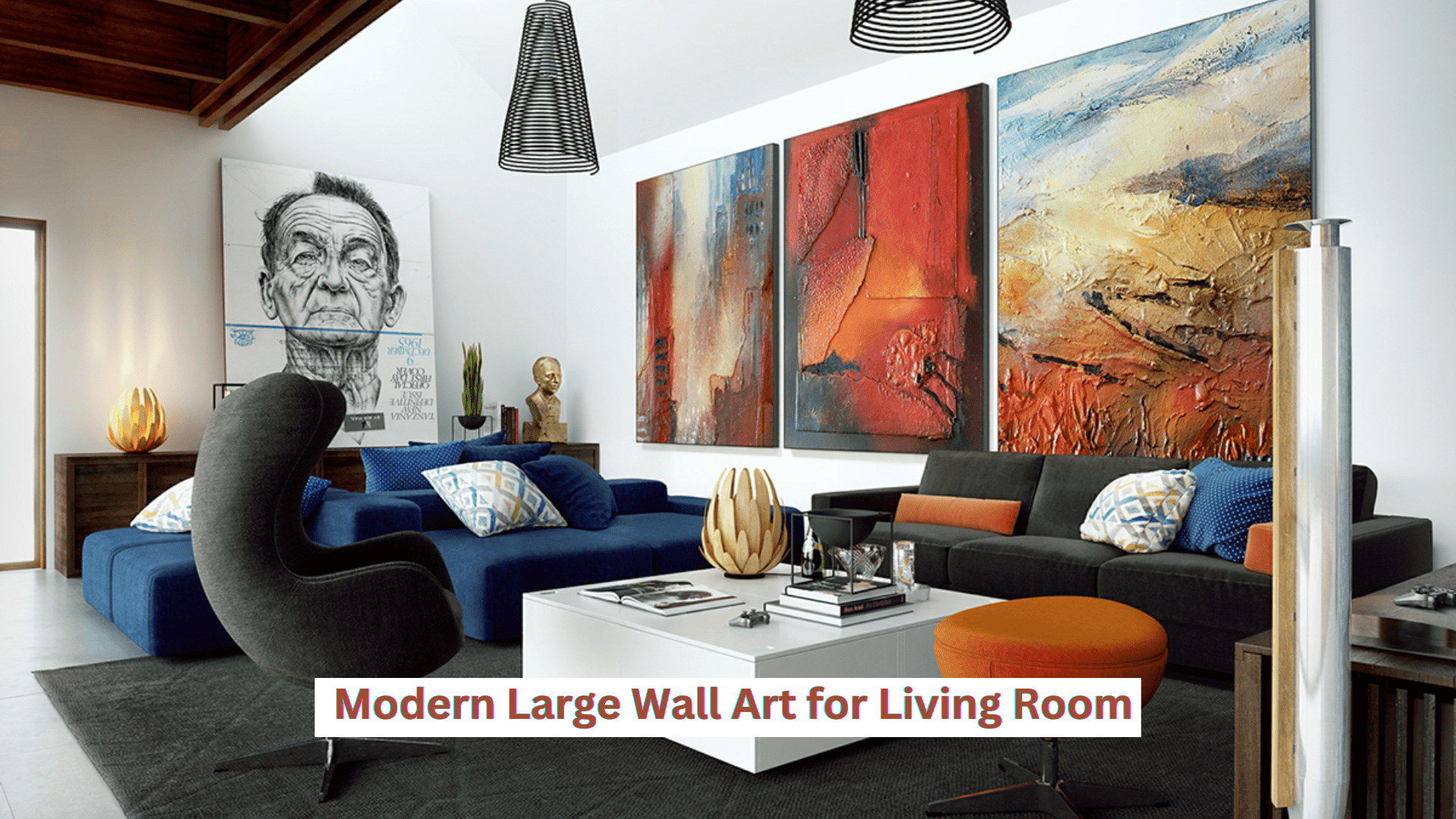 Modern Large Wall Art for Living Room