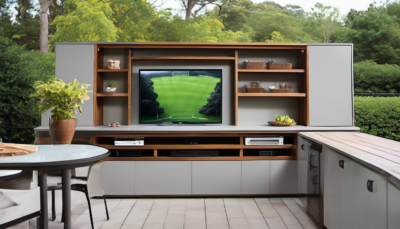 Weatherproof Television for outdoor 