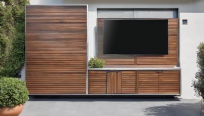 Weatherproof Design for Outdoor TV Lift Cabinet