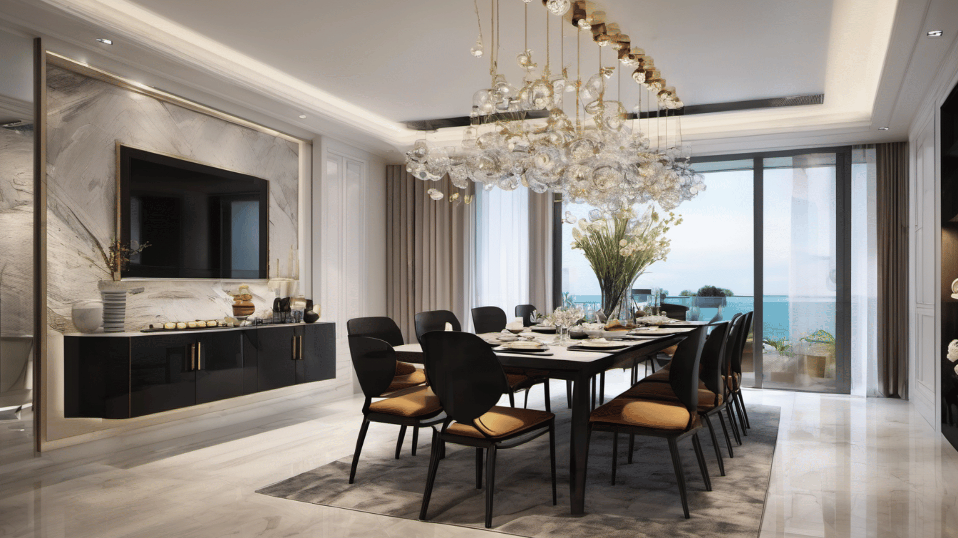 Luxurious Modern Dining Room