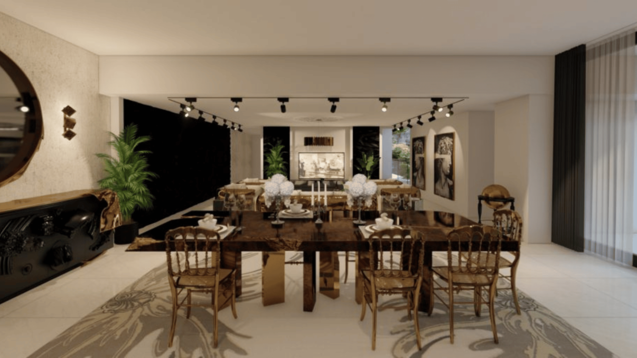 The Epitome of Fine Dining: Discovering the Grandeur of a Mansion Luxury Dining Room