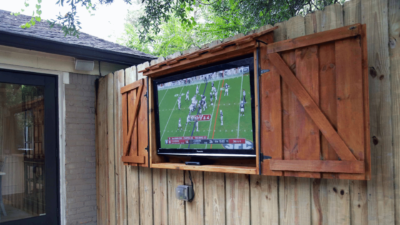 Waterproof Outdoor Tv Cabinet for outdoor garden